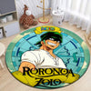 One Piece Anime Round Rug Carpet - Furvenzy