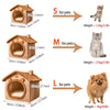 Foldable Pet House Puppy Cave Bed