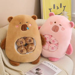Capybara Plushies - 6 Pack Mini Dolls Plush