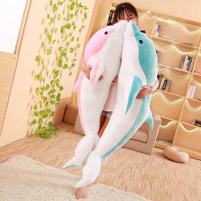 Large Dolphin Stuffed Plush Toy - Furvenzy