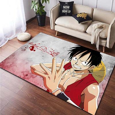 One Piece Luffy Living Room Rug Mat Carpet - Furvenzy