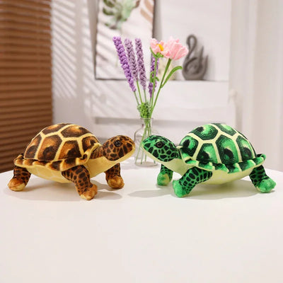 Realistic Tortoise Turtle Stuffed Toy - Furvenzy