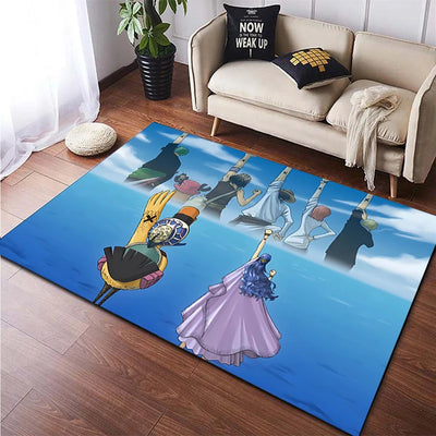 One Piece Luffy Living Room Rug Mat Carpet - Furvenzy