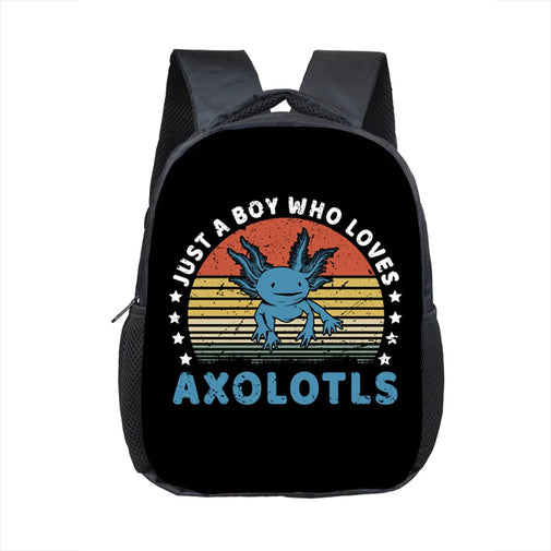 Axolotl Sea Otter Kids Backpack - Kids Toddler School Bag