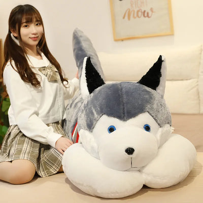 Large Husky Plush Stuffed Toy - Furvenzy