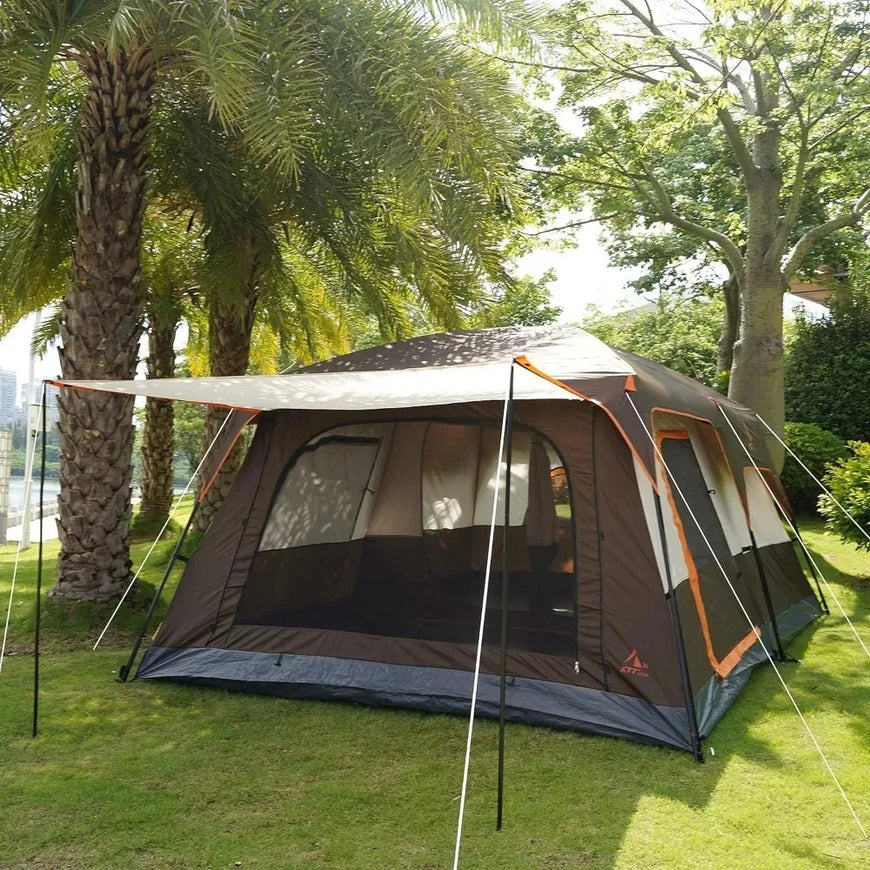 Family Cabin Tent 10-12 Person Furvenzy