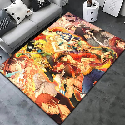 One Piece Anime Printed Rug Carpet - Furvenzy