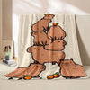 Capybara Printed Warm Blanket Furvenzy Style H 75x90cm(30x35in)