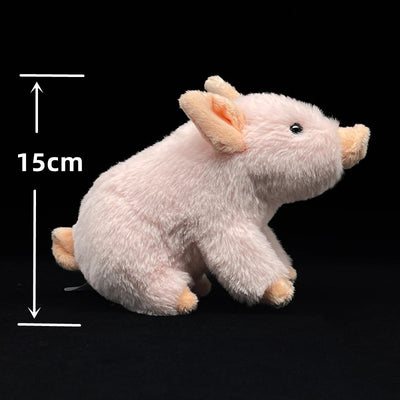 Realistic Pink Pig Stuffed Toy - Furvenzy