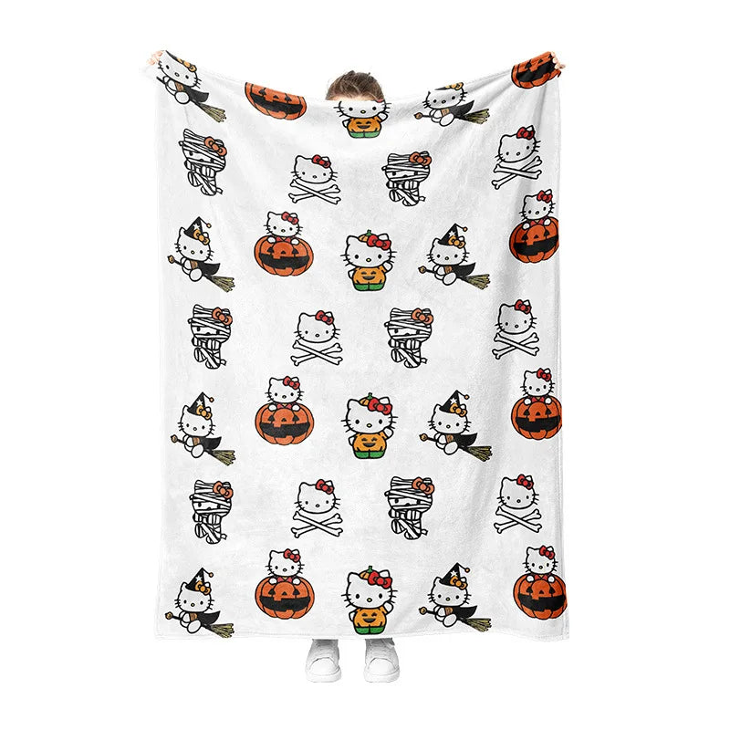 Hello Kitty Halloween Blanket - Furvenzy