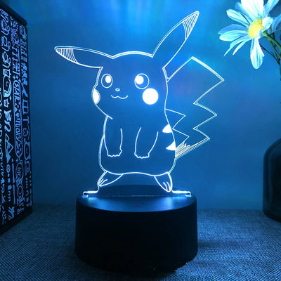 Pokemon Pikachu Charizard 3D LED Night Light 9