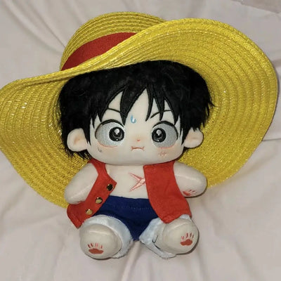 One Piece Stuffed Luffy Straw Hat Cotton Doll - Furvenzy