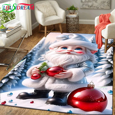 Christmas Santa Area Rug Carpet Furvenzy 1 40x60cm