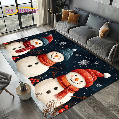 Christmas Santa Claus Carpet Rug Furvenzy