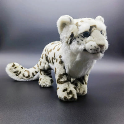 Realistic Snow Leopard Plush Stuffed Toy 6