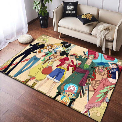 One Piece Luffy Living Room Rug Mat Carpet - Furvenzy