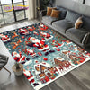 Christmas Santa Claus Carpet Rug Furvenzy