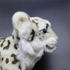 Realistic Snow Leopard Plush Stuffed Toy - Furvenzy