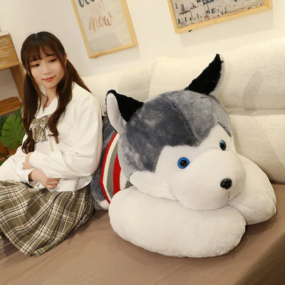 Large Husky Plush Stuffed Toy - Furvenzy