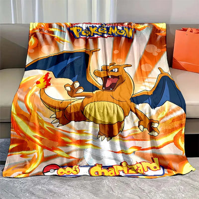 Mewtwo Pokemon Flannel Blanket - Furvenzy