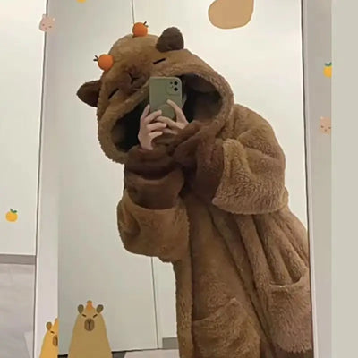 Capybara Onesie Costume Jumpsuit 4