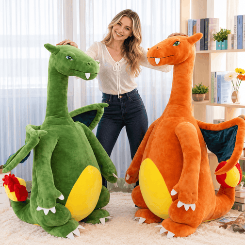 Pokemon Charizard Plush Toy – Cute Kawaii Stuffed Animal