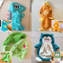 Pokemon Snorlax Totodile Chikorita Torchic Holster Plush Toy