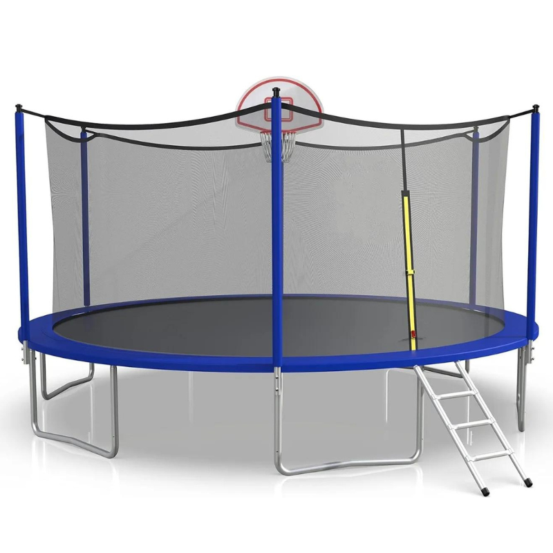 16 FT Trampoline with Basketball Hoop - Furvenzy