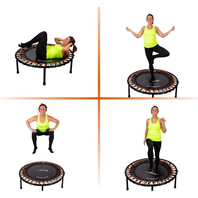 Half Folding Silent Indoor Premium Mini Trampoline - Furvenzy