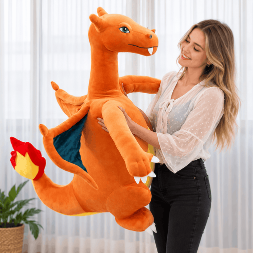 Pokemon Charizard Plush Toy – Cute Kawaii Stuffed Animal