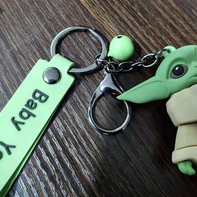 Baby Yoda Keychain Ring - Furvenzy