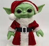 Christmas Yoda Grogu Action Toy 4