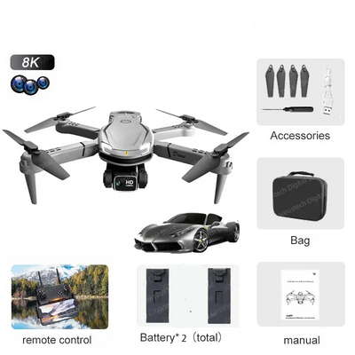 V88 Drone Quadcopter 8K GPS Dual Camera 9