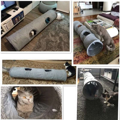 Cat Toy Pet Tunnel Tube - Indoor Training