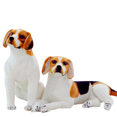 Realistic Beagle Dog Plush Stuffed Toy
