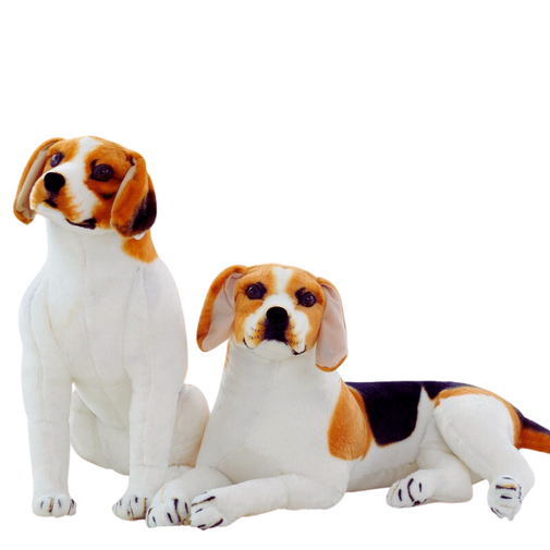 Realistic Beagle Dog Plush Stuffed Toy Furvenzy