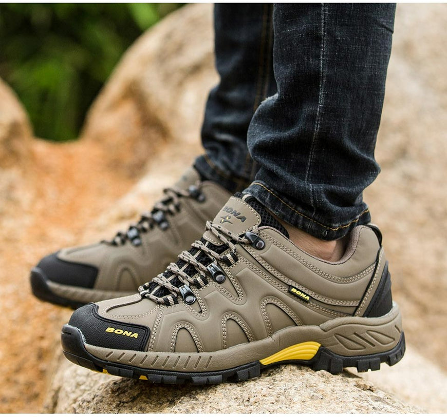 Men Hiking Shoes Trekking Sneakers - Furvenzy