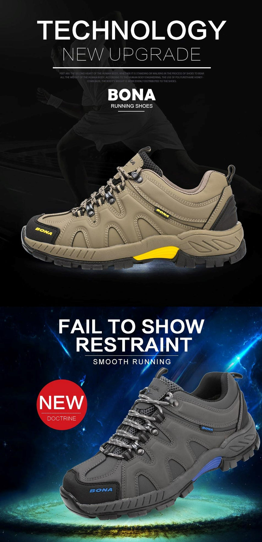 Men Hiking Shoes Trekking Sneakers Furvenzy