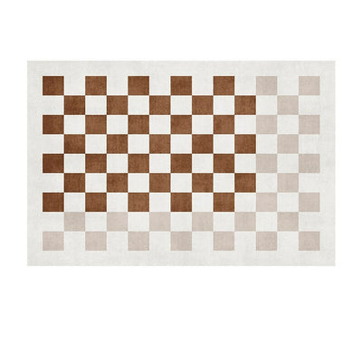 Checkerboard Living Room Carpet Geometric Rug 6