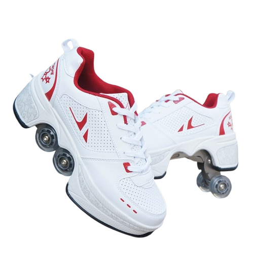 Four-Wheel Dual-Use Skating Shoes Furvenzy