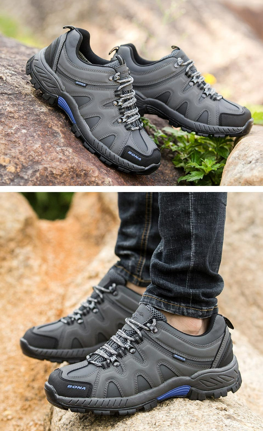 Men Hiking Shoes Trekking Sneakers Furvenzy