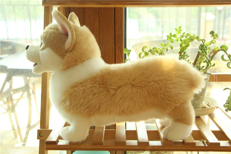 Lifelike Yorkshire Terrier Plush Doll Simulation Stuffed Animal