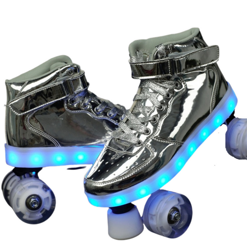 Outdoor Roller Skates for Women & Men - LED Furvenzy