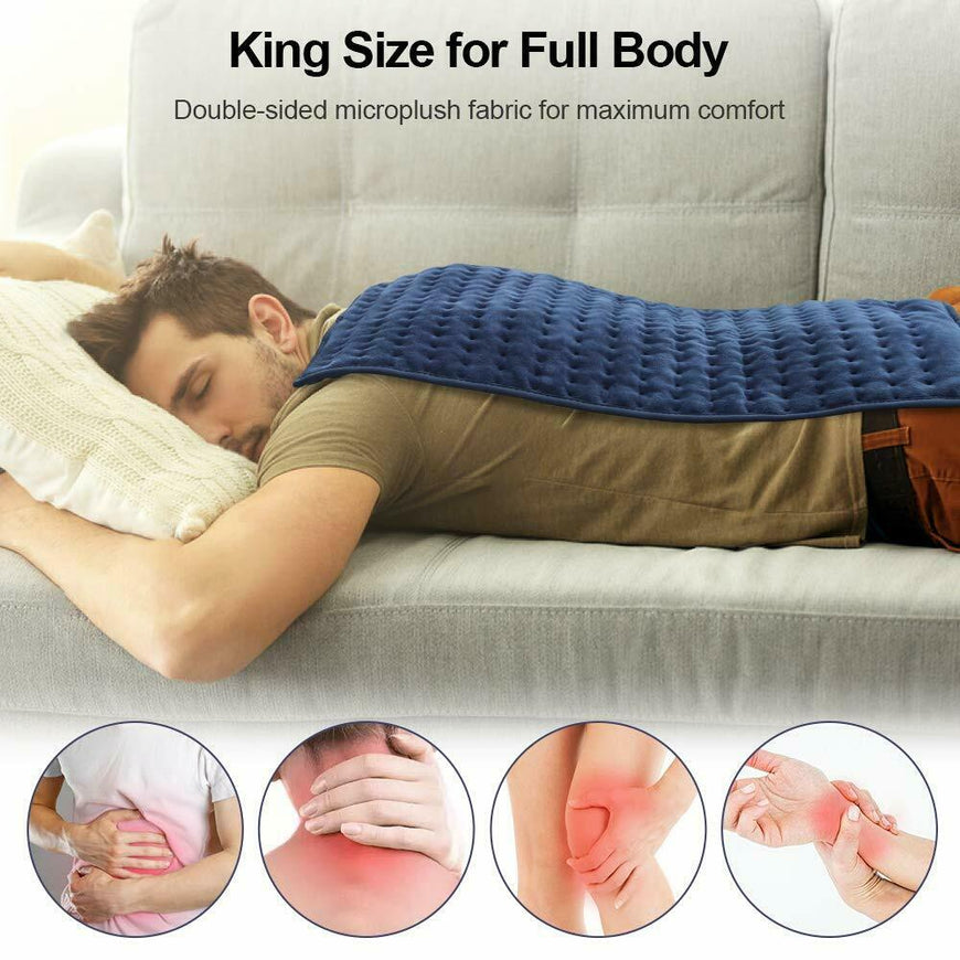 Electric Heating Pad Microplush Blanket Furvenzy