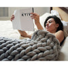 Merino Wool Throw Blanket Furvenzy