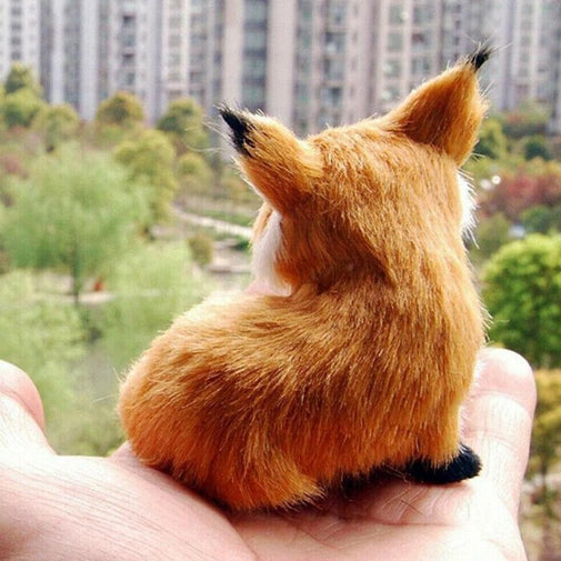 Realistic Fox Plush Stuffed Toy Furvenzy