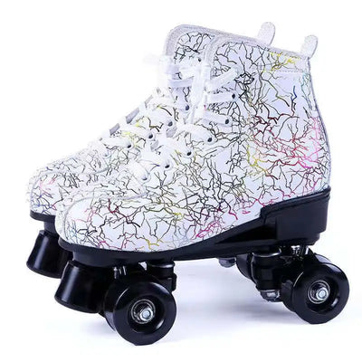 Printed Double Row Roller Skates 2