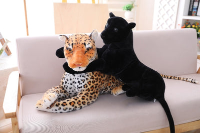 Realistic Leopard Tiger Plush Stuffed Toy 8