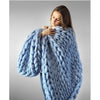 Merino Wool Throw Blanket Furvenzy 60x60cm 8