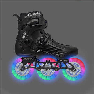 LED Roller Skate Shoes - 3 Wheels Inline - Furvenzy